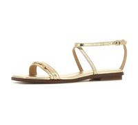 Michael Kors Lena, Sandals Mujer, Dorado Claro, 41 EU