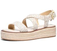 MK Sandalia estilo alpargata Lynn con plataforma y logotipo - Nude - Michael Kors EU 38