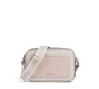Michael Kors Maeve Bandolera beige/rosa, lona, mujer