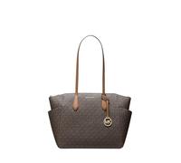 Michael Kors Marilyn Bolso Tote Mediano con Logo Signature, Marrón