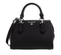 Michael Kors Marilyn Small Crossbody Bag, Bolso Cruzado para Mujer, Herrajes Plateados/Negro, Talla única
