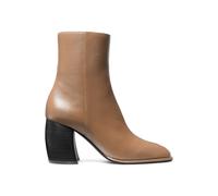 Michael Kors Maude Leather Boot In Beige Talla: 38.5 | Botas Outlet | Mujer | Marrón