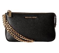 Michael Kors Md Chain Pouchette Chain Wallet Jet Set 32F7GFDW6L Negro Mujer