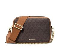 Combinando sin esfuerzo un estilo casual con una artesanía refinada, este bolso cruzado Michael Kors Medium Bryant es imprescindible para los armarios contemporáneos. Fabricado con lona recubierta, of
