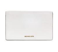Michael Kors Jet Set Medium Bandolera blanco, cuero, mujer