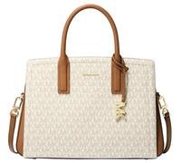 Michael Kors Laila Bolso de mano marfil/marrón, lona, mujer