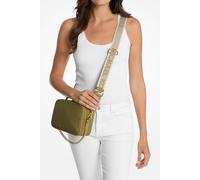 Michael Kors Medium Double Zip Chain Camera Crossbody Denim/plblue Talla: OS | Bandoleras Outlet | Mujer | Azul