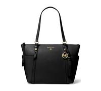 Michael Kors Medium Leather Top Zip Bucket Messenger Bag In Black Talla: OS | Bolsos de Mano Outlet | Mujer | Negro