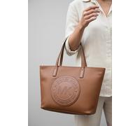 Michael Kors Medium Leather Top Zip Bucket Messenger Bag In Brown Talla: OS | Bolsas de Mano Outlet | Mujer | Marrón