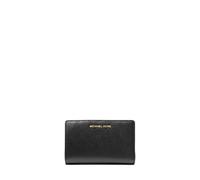Michael Kors 32R4G8ED6L-001 MD Snap ZA Wallet Women Black Size One Size