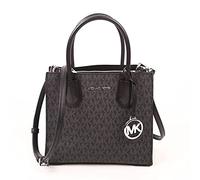 Michael Kors Mercer, Bolso Mujer, Negro, 22X21X10CM