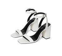 Michael Kors Merriam - Sandalias de tacón de bloque para mujer, blanco (Optical White), 36 EU