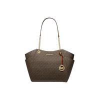 Michael Kors Jet Set Travel (marrón/firma, grande), Marrón/Signature, grande, Large