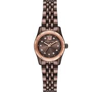 Michael Kors Reloj Lexington para Mujer, 26mm Movimiento de Cuarzo a Tres Agujas con Correa de Acero Inoxidable, Marrón Madera, 26 mm