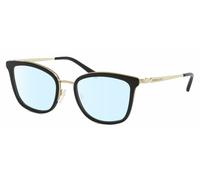 Michael Kors MK3032 Mujer Diseñador Luz Azul Bloqueo Gafas Negro Oro 51mm