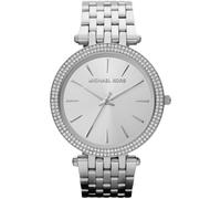 MICHAEL KORS MK3190 Darci Esfera Plateada Bisel Pave Reloj de Señora