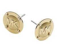 Michael Kors MKJ1666710 - Pendientes de acero en PVD dorado con cierre de presión.
