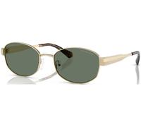 Michael Kors Mujer MK1161 MONTE CARLO 10143H Gafas de sol Metal Oro Verde Redonda Normal