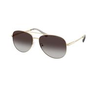 Michael Kors Mujer Michael Kors MK1172 PERLEDO 10148G Gafas de sol Metal Oro Gris Piloto Normal Sombreado