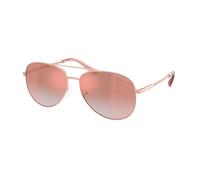 Michael Kors Mujer Michael Kors MK1172 PERLEDO 11086F Gafas de sol Metal Oro Rosa Piloto Normal Sombreado