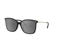 Michael Kors Mujer Michael Kors MK2079U ZERMATT 333282 Gafas de sol Inyectado Negro Plata Cuadrada Polarizado Sombreado