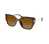 Michael Kors Mujer Sunglass St. Barths - Color del Marco: Luggage Tortoise, Color de la Lente: Polarizadas Marron