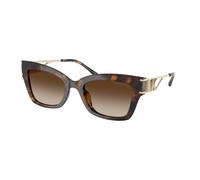 Michael Kors Mujer MK2237U CANTABRIA 300613 Gafas de sol Inyectado Tortuga Marrón Cuadrada Normal Sombreado