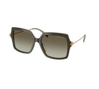 Michael Kors Mujer Michael Kors MK2247U QUOGUE 40193M Gafas de sol Acetato Verde Verde Cuadrada Normal Sombreado