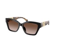 Michael Kors Mujer Sunglass Santa Barbara - Color del Marco: Negro, Color de la Lente: Marrón Degradado