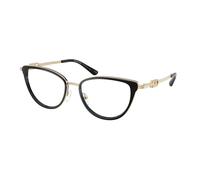 Michael Kors Mujer Michael Kors MK3103 HILTON HEAD 3005 Monturas ópticas Metal Negro Transparente Cat Eye Normal