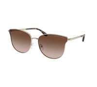 Michael Kors Mujer MK1120 SALT LAKE CITY 101413 Gafas de sol Metal Oro Marrón Redonda Normal Sombreado
