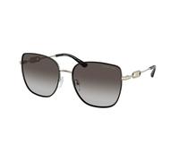 Michael Kors Mujer Sunglass MK1129J Empire Square 2 - Color del Marco: Dorado claro / Negro, Color de la Lente: Gris oscuro degradado