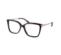 Michael Kors Mujer MK4101U SHENANDOAH 3344 Marcos de vista Acetato Marrón Transparente Cuadrada Normal
