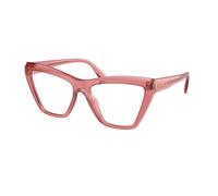 Michael Kors Mujer MK4118U HAWAII 3970 Monturas ópticas Inyectado Rosa Transparente Cat Eye Normal