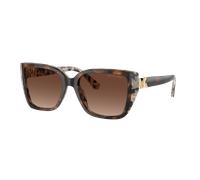 Michael Kors Mujer Sunglass Acadia - Color del Marco: Carey crema oscuro, Color de la Lente: Polarizadas marrón degradado