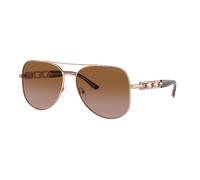 Michael Kors Mujer Sunglass Chianti - Color del Marco: Rose Gold, Color de la Lente: Marrón y rosa degradado