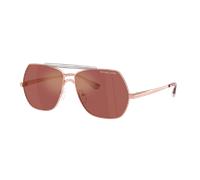 Michael Kors Mujer Sunglass Denver - Color del Marco: Rose Gold, Color de la Lente: Vino