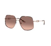 Michael Kors Mujer Sunglass Empire Butterfly - Color del Marco: Oro rosa / Rosa y tortuga, Color de la Lente: Marrón y rosa degradado