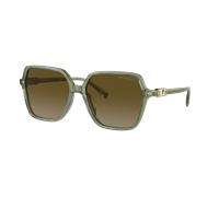Michael Kors Mujer Sunglass Jasper - Color del Marco: Verde Transparente, Color de la Lente: Verde Degradado