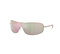 Michael Kors Mujer Sunglass MK1139 Aix - Color del Marco: Rose Gold, Color de la Lente: Espejo oro rosa