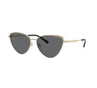 Michael Kors Mujer Sunglass MK1140 Cortez - Color del Marco: Oro Claro, Color de la Lente: Polarizadas gris oscuro liso