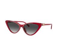 Michael Kors Mujer Sunglass MK2195U Harbour Island - Color del Marco: Rojo, Color de la Lente: Gris oscuro degradado