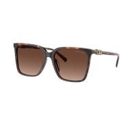 Michael Kors Mujer Sunglass MK2197U Canberra - Color del Marco: Carey Oscuro, Color de la Lente: Polarized Marrón Degradado