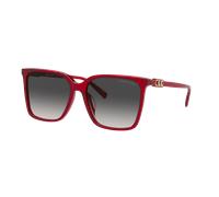 Michael Kors Mujer Sunglass MK2197U Canberra - Color del Marco: Rojo, Color de la Lente: Gris oscuro degradado