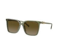 Michael Kors Mujer Sunglass MK2197U Canberra - Color del Marco: Verde Transparente, Color de la Lente: Verde Degradado