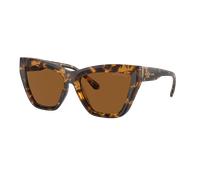 Michael Kors Mujer Sunglass MK2211U Dubai - Color del Marco: Carey Oscuro, Color de la Lente: Ámbar liso