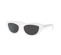 Michael Kors Mujer Sunglass Rio - Color del Marco: Optic blanco, Color de la Lente: Gris oscuro liso