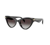 Michael Kors Mujer Sunglass Roanoke - Color del Marco: Cuerno Negro, Color de la Lente: Gris Claro Degradado