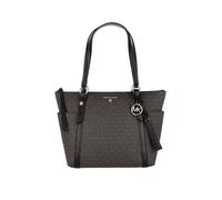 Michael Kors Nomad Medium Logo Top Zip Tote Bag Marrón
