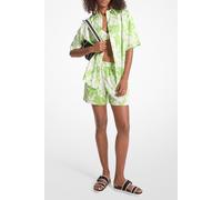 Michael Kors Palm Pull On Short In Green Apple Talla: S | Pantalones Cortos Outlet | Mujer | Verde
